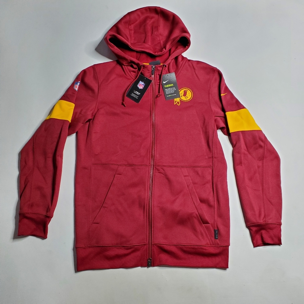 Nike Washington Commanders Football NFL On Field Old Logo Full Zip Hoodie Sz S